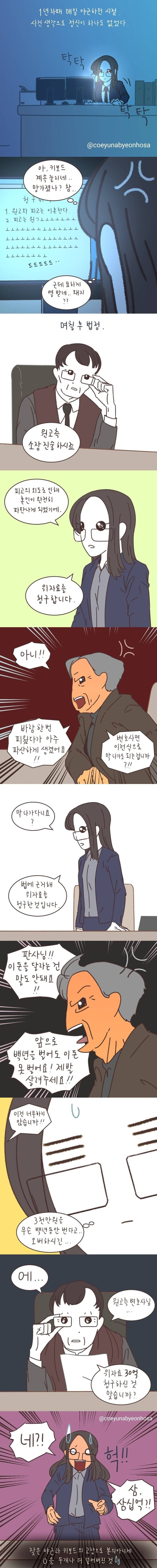  불륜 한 번에 파산 할 뻔한 남성.manhwa