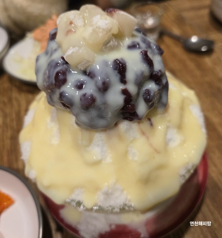  동두천맛집 눈보라 손칼국수 야식 밀크빙수 고갈비 포차 술집