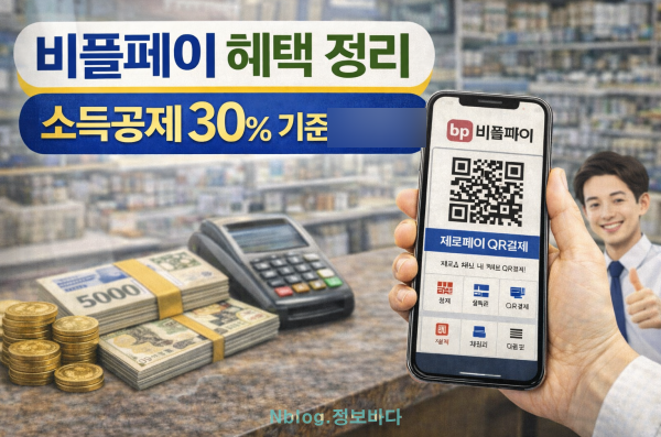 비플페이 혜택｜소득공제 30% 받는 기준