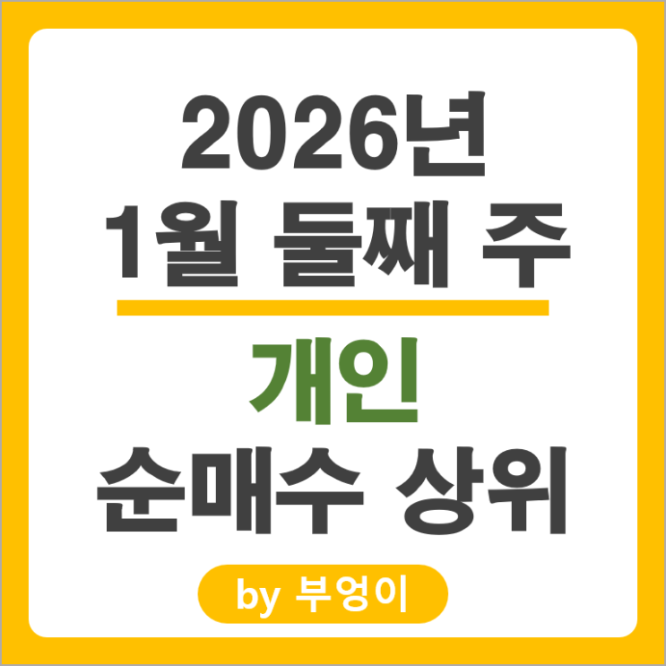 개인 순매수 주식 카카오 고려아연 삼양식품 JYP 만도 삼성SDI 주가