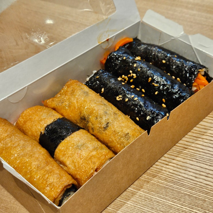  대구 신세계백화점 식품관 푸드코트 '영도할매꼬마김밥' 내돈내산 후기
