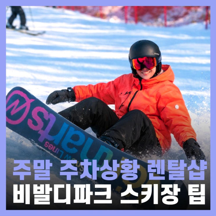  비발디파크 렌탈샵 고르는법 스키장 주말 리프트권