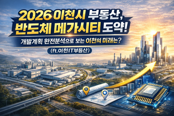  이천시 2026년 개발계획 완전분석 - 반도체 메가시티의 탄생