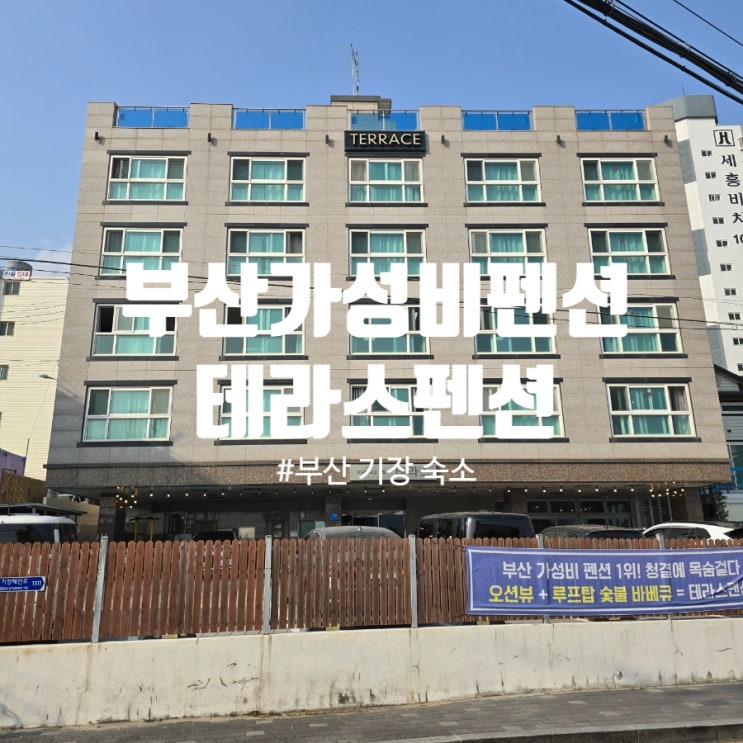  부산가성비펜션 추천 『 테라스펜션 』 원베드디럭스 찐만족후기 (Feat. 일광해수욕장 인근펜션)