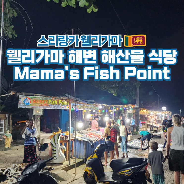 스리랑카 여행 웰리가마 해산물 거리 맛집 Mama’s Fish Point