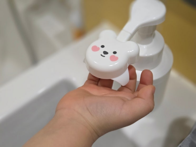 어린이 핸드워시 추천, 곰돌이 거품으로 아이들에게 손씻기 재미를 주는 생활공작소 핸드워시(생곰이 거품틀)