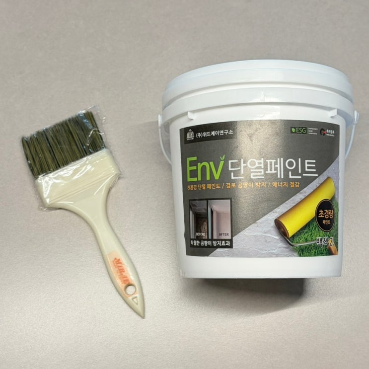  결로방지 페인트 위드제이연구소 Env 단열페인트 베란다 곰팡이 없앤 후기