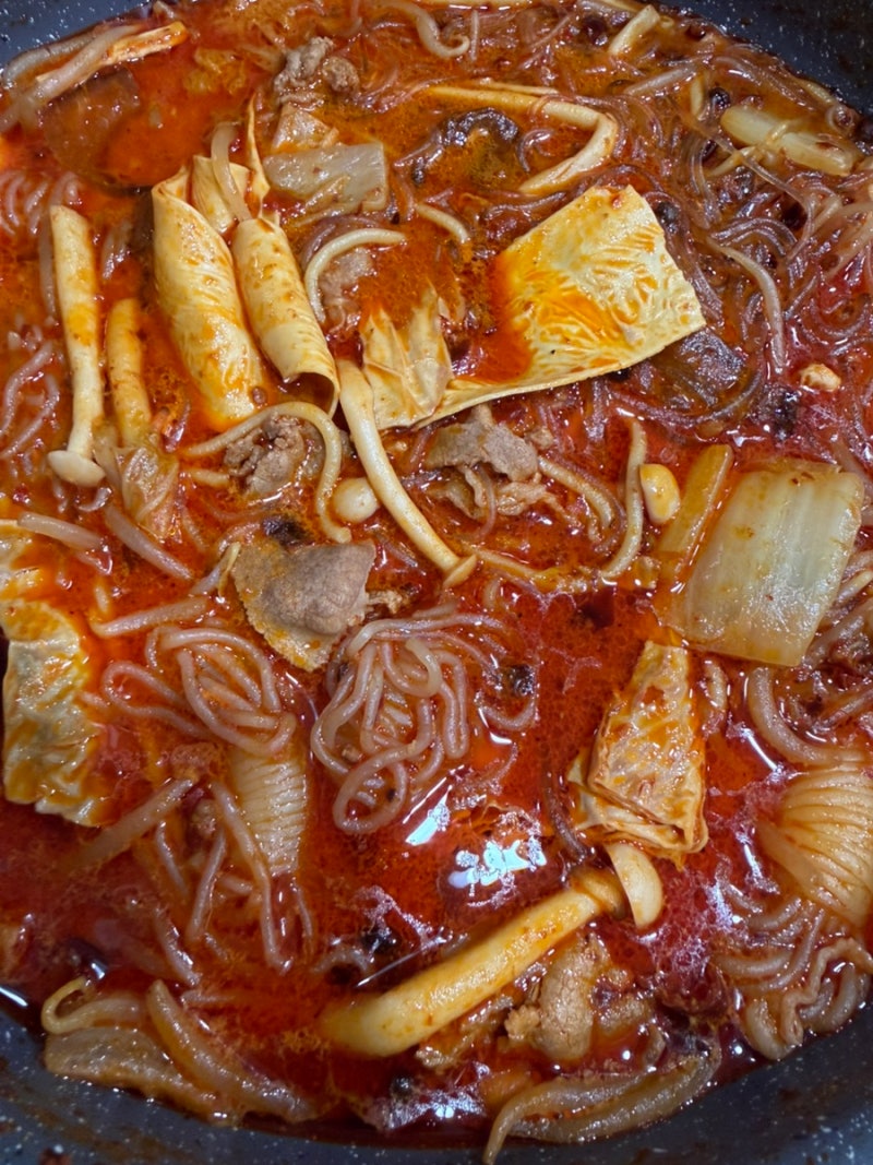 미국 집에서 만든 마라탕 레시피｜하이디라오 소스로 탕화쿵푸 맛 그대로