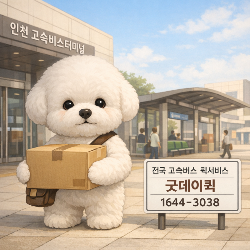 인천에서 전국으로 빠르게! 인천종합터미널 인천고속터미널 탁송 퀵서비스
