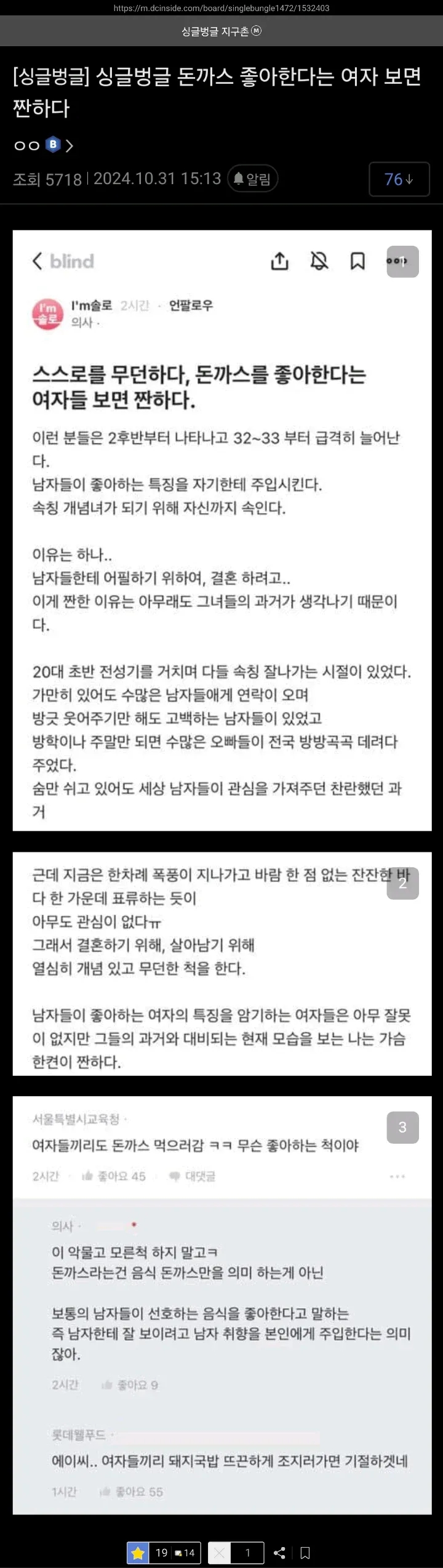  돈까스 좋아하는 여자보면 안쓰럽다는 사람.jpg