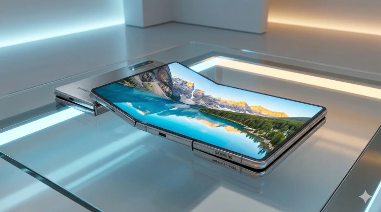  CES 2026 최고 혁신상 삼성전자 3단 폴더블 갤럭시 Z 트리폴드 공개!, 주름 사라진 폴더블폰과 AI 가전의 미래