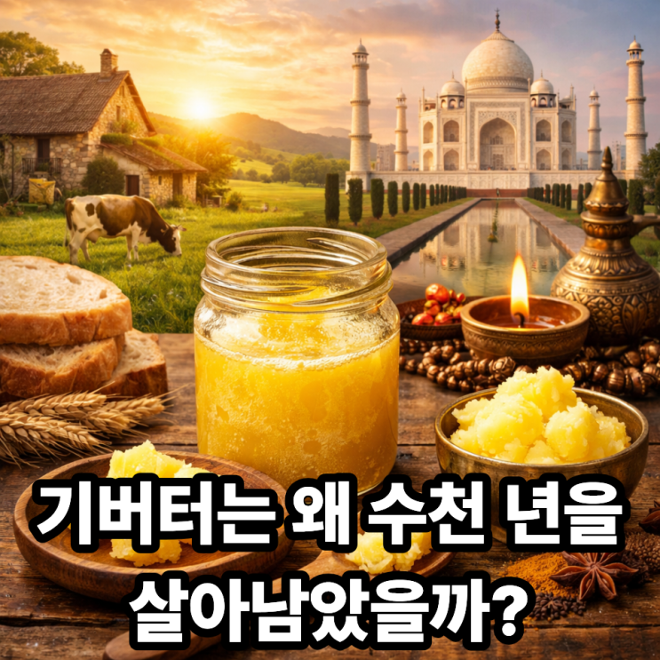   기버터가 서양과 인도에서 오래 사랑받은 이유｜단순한 유행이 아닙니다