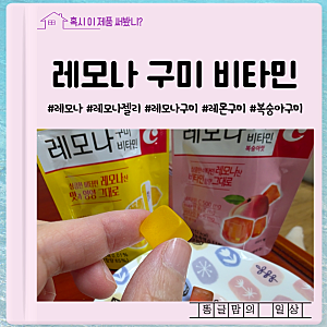 달콤 상큼 비타민 젤리 경남제약 레모나 구미 비타민