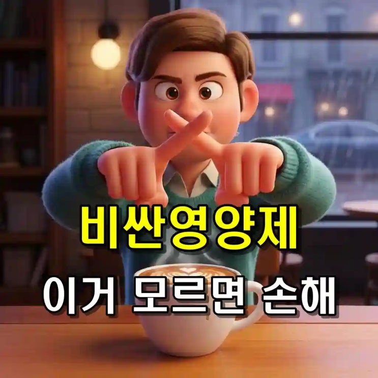  모르면 돈 버리는 영양제 먹는 순서