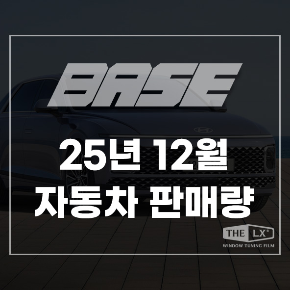  2025년 12월 자동차 판매량,  1위의 반전과 시장 흐름까지