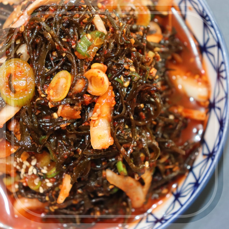 톳나물무침 하는법 , 겨울제철반찬 새콤달콤 톳나물무침 레시피