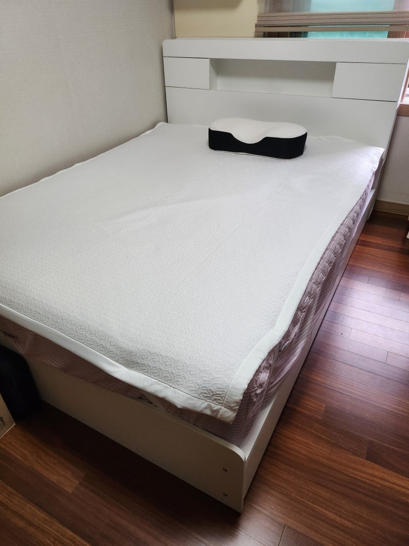 수납침대프레임 후기 삼익가구 루이드 LED