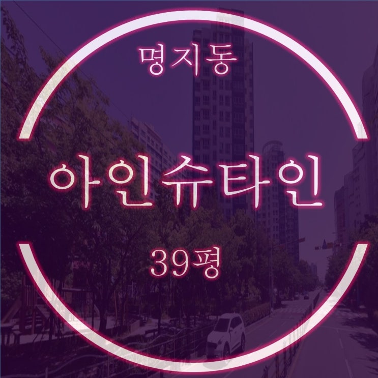  명지 영어도시퀸덤1차 아인슈타인 아파트 39평 경매물건