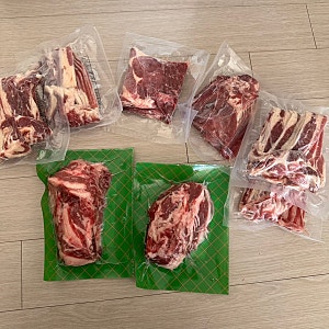 엉파 자연방목 목초우 소고기_우삼겹 목심 내돈내산 솔직후기