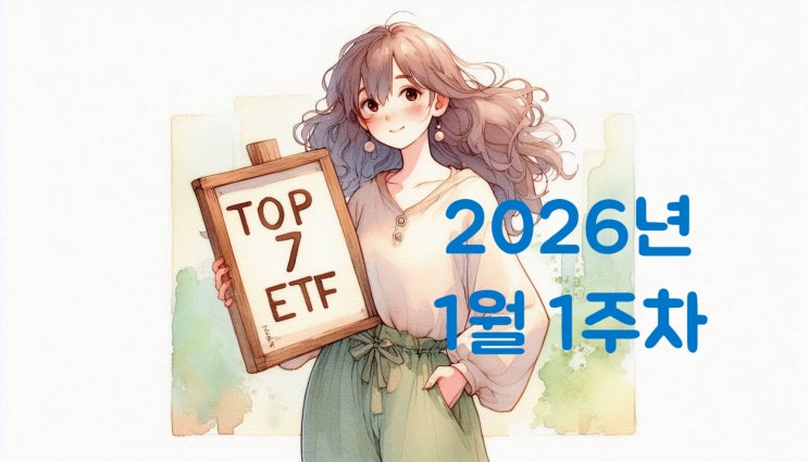  주간 개인 순매수 TOP 7 국내 ETF | 2026년 1월 1주차