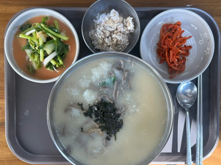  원주 로컬맛집 토지옹심이 메뉴 주차 포장 혼밥