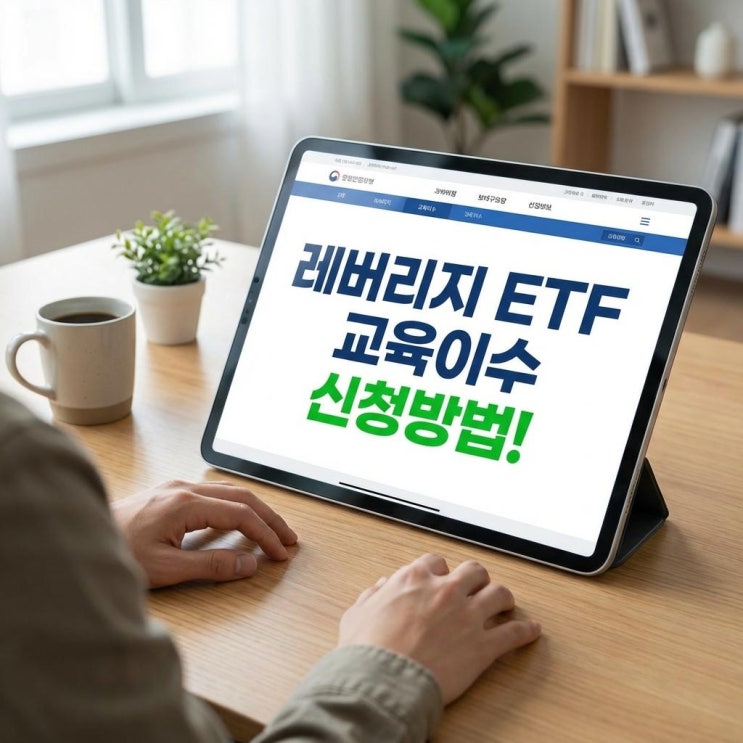  레버리지 ETF 교육이수 신청방법! 3,000원으로 곱버스 매수 뚫는 법 (예탁금 1,000만 원)
