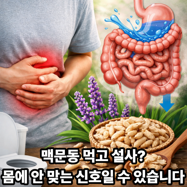   맥문동 복용 시 설사가 생기는 이유｜몸이 보내는 신호일 수 있습니다