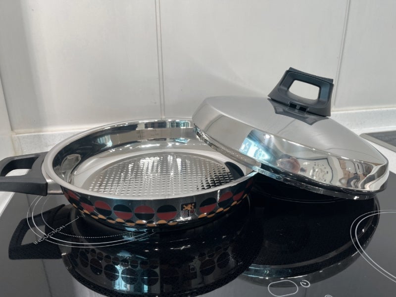 인덕션 전골냄비 분리형 핸들로 깔끔한 솔라임s 28cm 서빙팬
