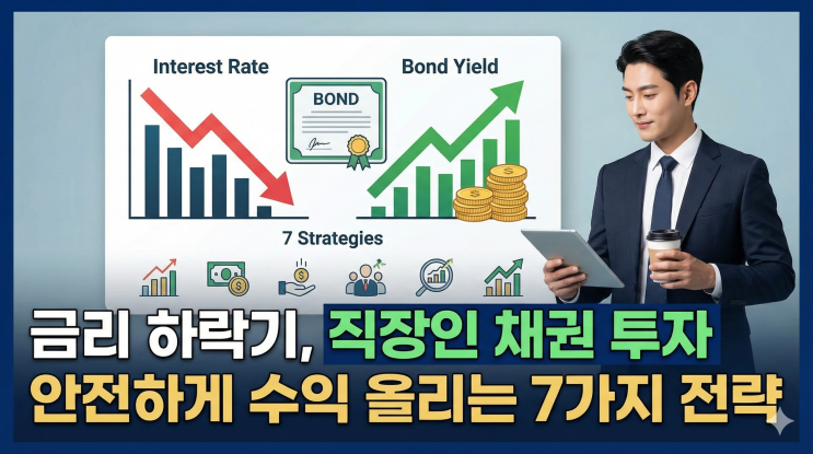  채권 투자 입문, 금리 하락기 직장인이 알아야 할 안전자산 투자 전략 7가지