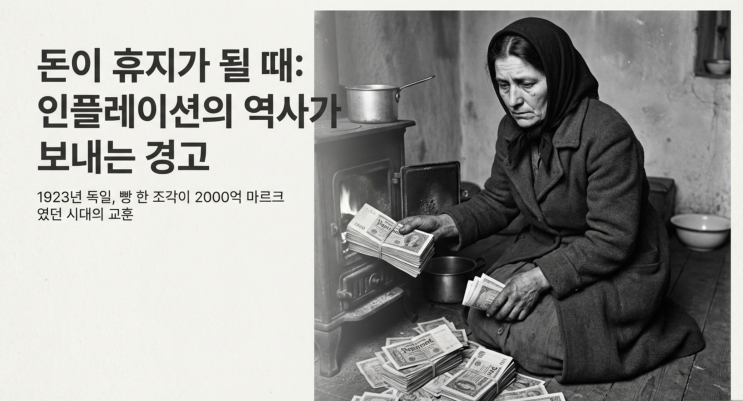  13. 인플레이션의 역사, 빵 한 조각이 억 단위였던 독일의 교훈