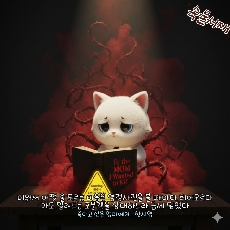 죽이고 싶은 엄마에게 : 살기 위한 비명을 차마 외면하지 못하여 (한시영)