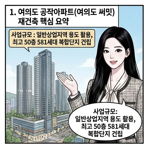  여의도 공작아파트 통합심의 통과! 재건축 분담금 대지지분과 30평 매물 시세