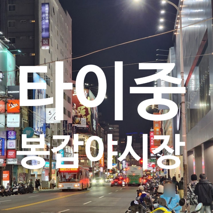  타이중 펑지아 야시장, 밤의 활기를 품은 대만 대학가의 거리