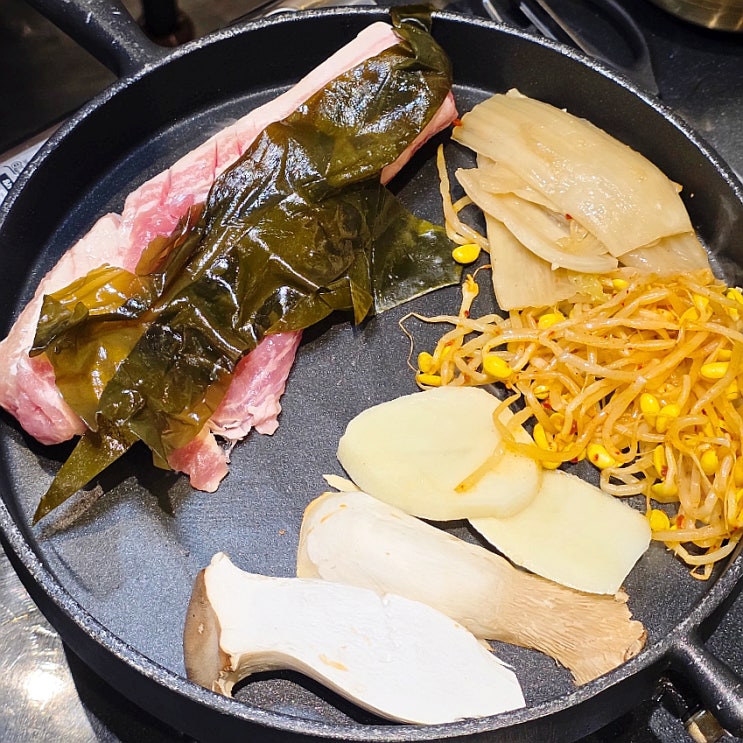  구미 인동 맛집 포석정갈비 다시마숙성 초벌 삼겹살
