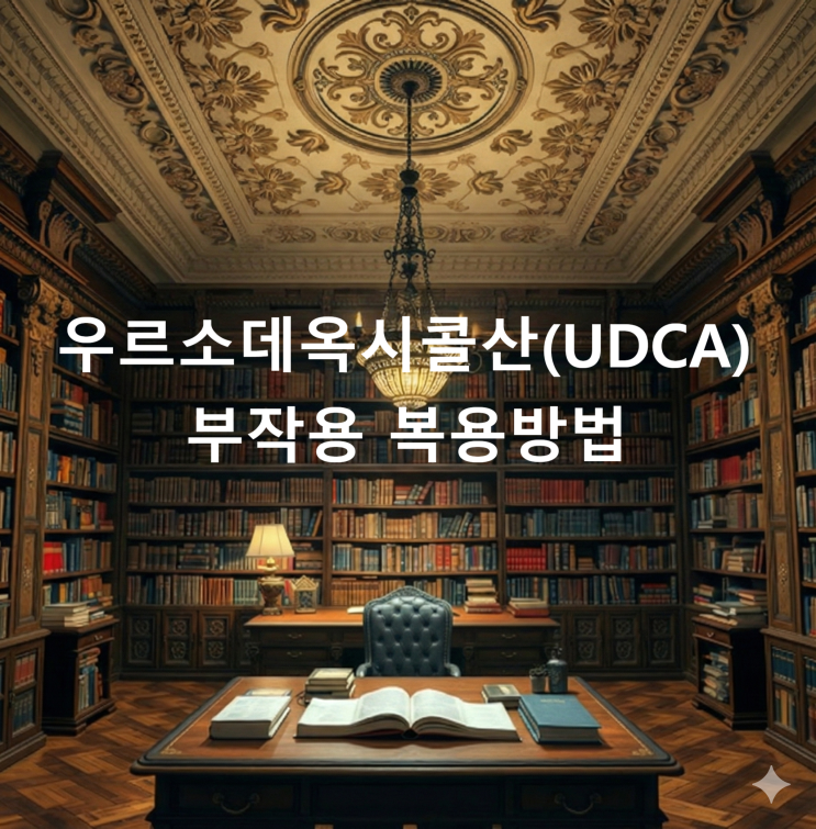  우르소데옥시콜산(UDCA) 부작용 복용방법