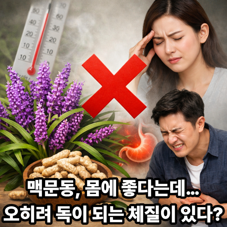   맥문동이 잘 맞지 않는 체질은 따로 있다｜먹기 전 꼭 확인하세요