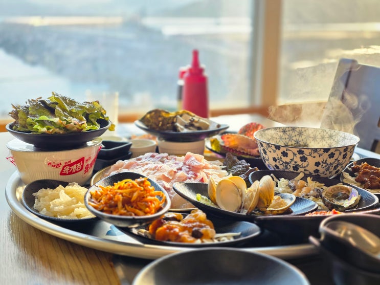  [강릉 근본 회포차] 강릉 탑스텐호텔 근처맛집 끝판왕! '금진바다 회포차' - 오션뷰 보며 즐기는 인생 회무침과 납작만두의 만남 