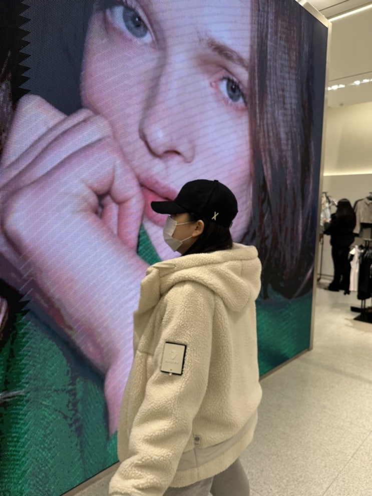  여성 볼캡 브랜드 바잘 오버핏 워싱 블랙모자 후기 ( 겨울 데일리룩에 잘 어울리는 볼캡추천 )