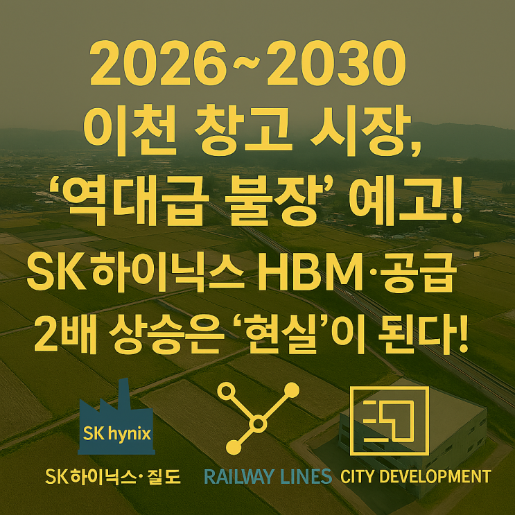  [긴급 분석] 2030 이천 창고, '진짜 2배 폭등' 가능할까? SK하이닉스 HBM발 슈퍼 사이클 파헤치기!
