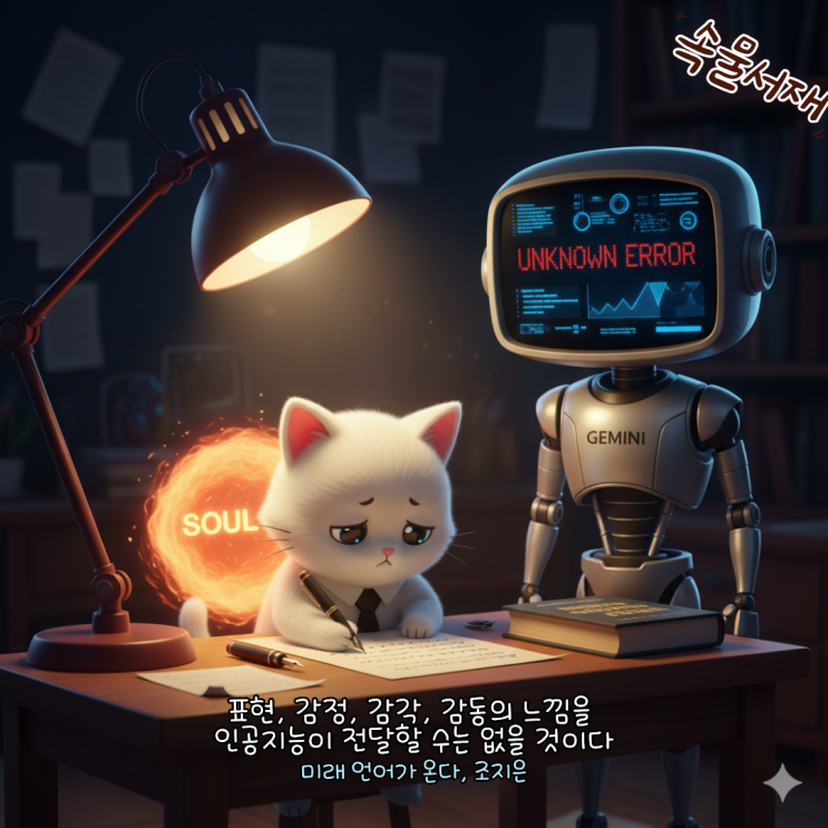  미래 언어가 온다 : 그래도 이 블로그는 제가 씁니다, 냐옹 (조지은)