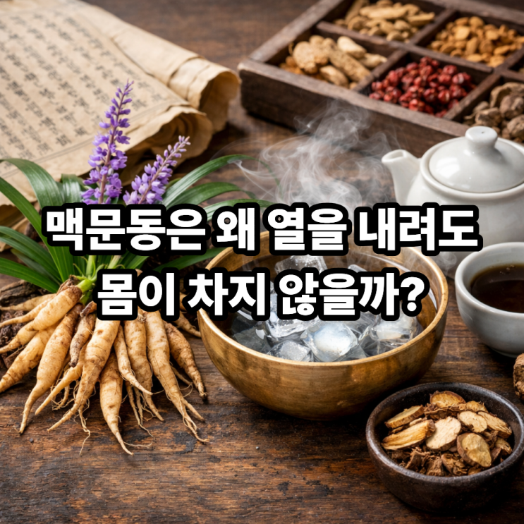  맥문동은 어떻게 몸의 열을 내릴까? ‘차갑게’가 아닌 한의학적 해석