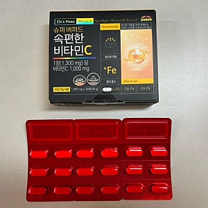 팔레오 버퍼드 비타민C로 경험한 속편한 공복섭취 1000mg의 간편함
