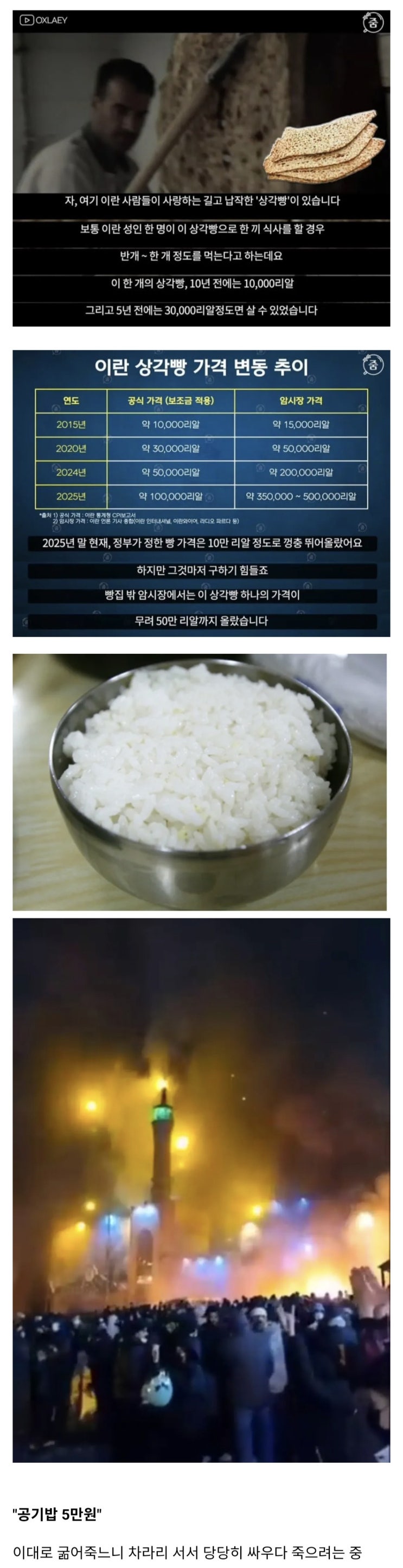  이란인들이 죽음도 두려워하지 않고 혁명하는 이유 체감