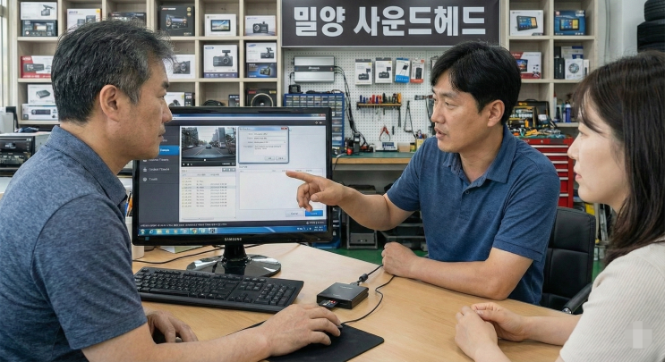  밀양 블랙박스, 설치보다 중요한 건 '관리'입니다! (사고 영상 백업 & 방전 예방까지 ️