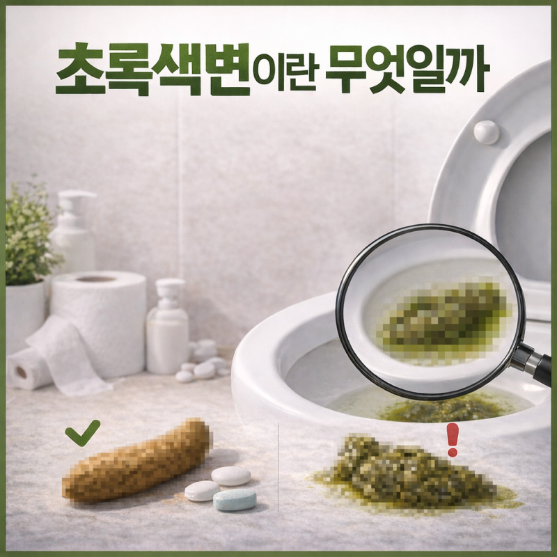 초록색변 원인 성인 녹변, 녹색변 위험성은