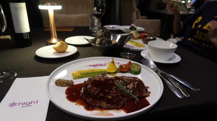  정선 하이원리조트 맛집 라비스타(La Vista)레스토랑