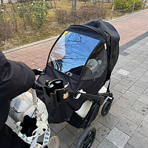 부가부 폭스2, 버터플라이2 호환 방풍커버_맘노코 착용하기 및 후기