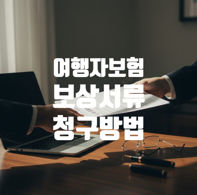 [여행엔보험] 메리츠화재 해외여행자보험 담보별 보상청구서류와 빠르고 정확한 보상청구방....