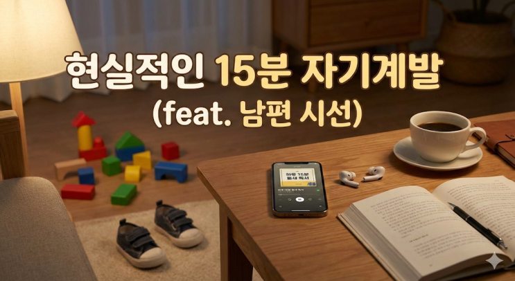  쌍둥이 워킹맘이 퇴근 후 15분으로 번아웃 탈출한 현실적인 자기계발 루틴 (feat. 남편의 시선)