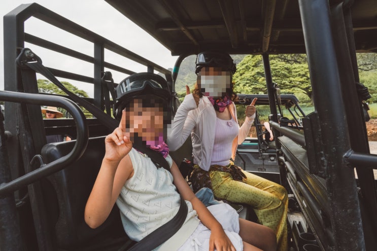  하와이 쿠알로아랜치 랩터투어 팁 아이랑 후기
